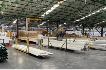 抽射型靜電消除器為PVC管製造商解決印刷問題Gen4 Stay Set Ion Air Jet Solves Printing Problem for PVC Manufacturer