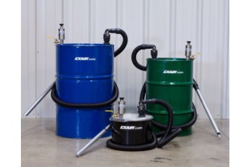 雙向油槽輸送器在近距離快速清空槽池Reversible Drum Vac Quickly Empties Sump In Close Quarters 雙向油槽輸送器在近距離快速清空槽池Reversible Drum Vac Quickly Empties Sump In Close Quarters